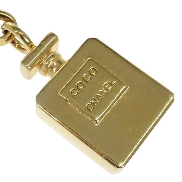 Chanel Perfume Charm Chain Belt Gold 116245 - Picture 2 of 4